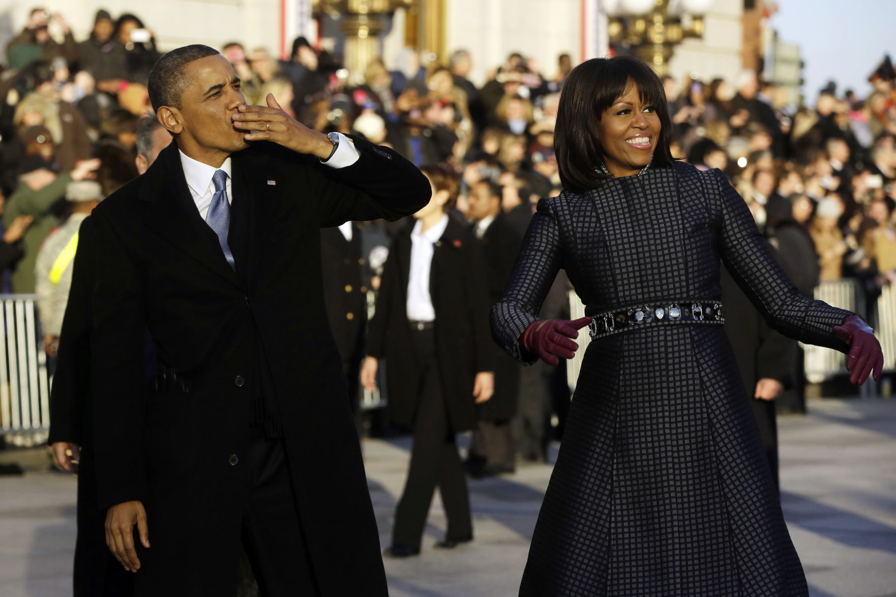 Barack and Michelle Obama, 2013